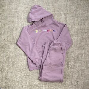 Champion Lavender Hoodie and Joggers Set
